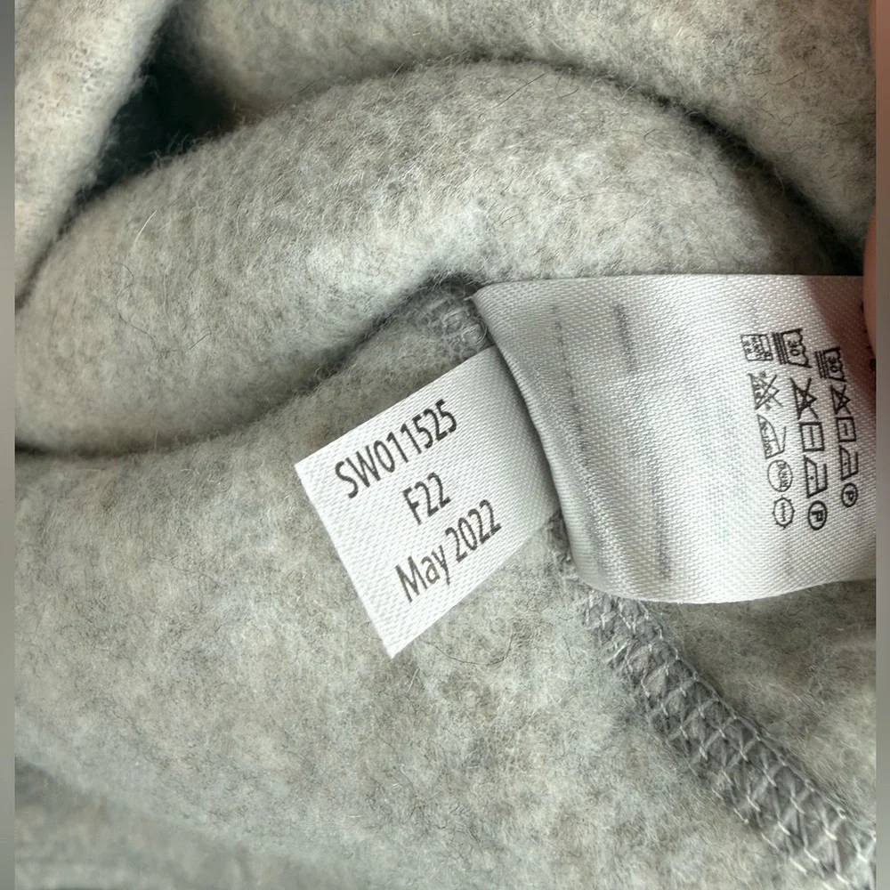 Smartwool Hudson Trail Fleece Pull-Over Cowl Neck Women's Small Wool Sweater